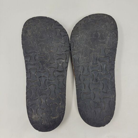 Birkenstock Sandals Womens Metallic Black EU 39 US 8.5 Madrid Birko-Flor - Picture 7 of 11